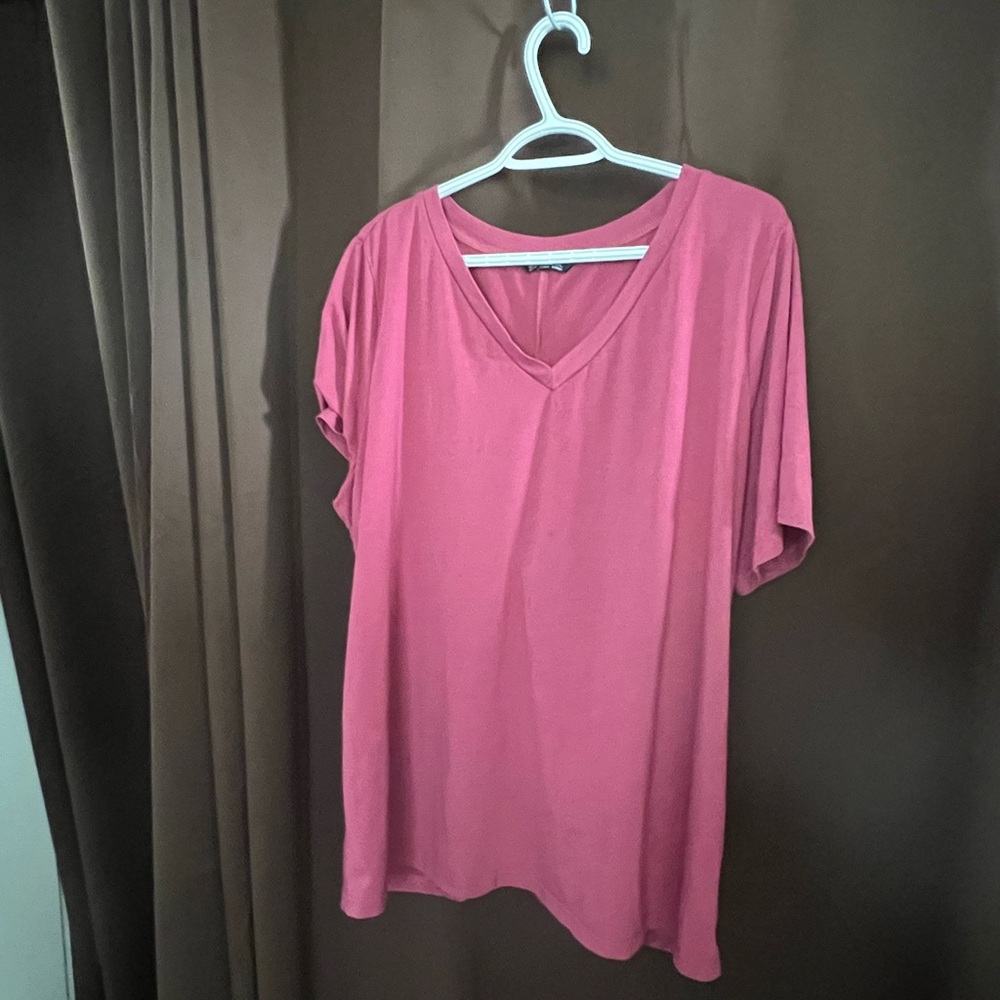 BloomChic Pink Oversized Short Sleeve Tee